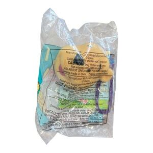 Vintage 1999 Disney Winnie the Pooh Soft Toy with purple Clip in Packaging